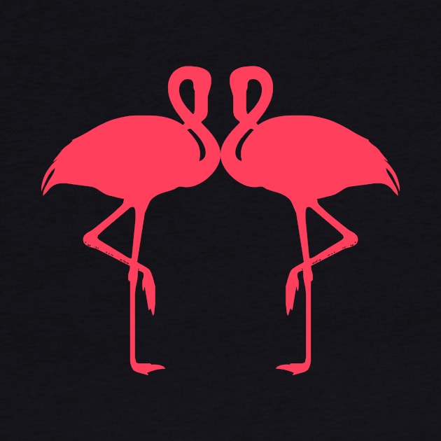 Two Pink Flamingos by TheDaintyTaurus